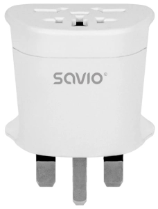 SAVIO AP-05 Adapter podróżny gniazdo globalne - UK