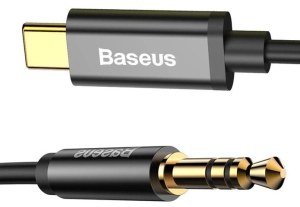 Adapter aux wtyk jack 3,5mm do USB-C Baseus Yiven