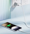 Kabel USB USB-C 1m 3A biały BWOO X329C silikonowy_4.jpg