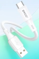 Kabel USB USB-C 1m 3A biały BWOO X329C silikonowy_3.jpg