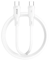 Kabel USB-C 65W 1m biały silikonowy BWOO X329CC.jpg