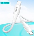 Kabel USB-C 65W 1m biały silikonowy BWOO X329CC_3.jpg