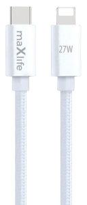 Kabel USB-C Lightning 27W Maxlife 2m MXUC12 biały