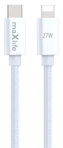Kabel USB-C Lightning 27W Maxlife 2m MXUC12 biały.jpg