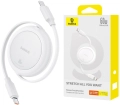 Kabel USB-C USB-C 60W 1m BASEUS zwijany biały_3.jpg