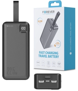 Power Bank 30000mAh 22,5W Forever TB-300XL Czarny